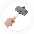 thumbnail image 3 of OUNONA Sandwich Toaster Dark Grey Versatile Use Aluminium Alloy Kitchenware 1Pack, 3 of 7