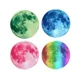 thumbnail image 5 of Hermosa pegatina de pared 3D con forma de luna brillante, decoración del hogar para habitación de niños, brilla en paredes oscuras (1 unidad, azul), 5 of 5