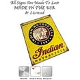 thumbnail image 4 of Urbalabs Motorcycle Vintage Americas Automotive Indian Decor Metal Tin Bar Decor Signs Decoration 12 x 16 inch Metal Sign for Bedroom Garden Patio Wall Art 12x 16 Home Decor Made In USA, 4 of 7