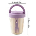 thumbnail image 6 of Shoreew Salad Cup 501-600ml Food-Grade Portable Leak-Proof Design Salad Jar with Spoon Enhanced Drainage System, 6 of 7