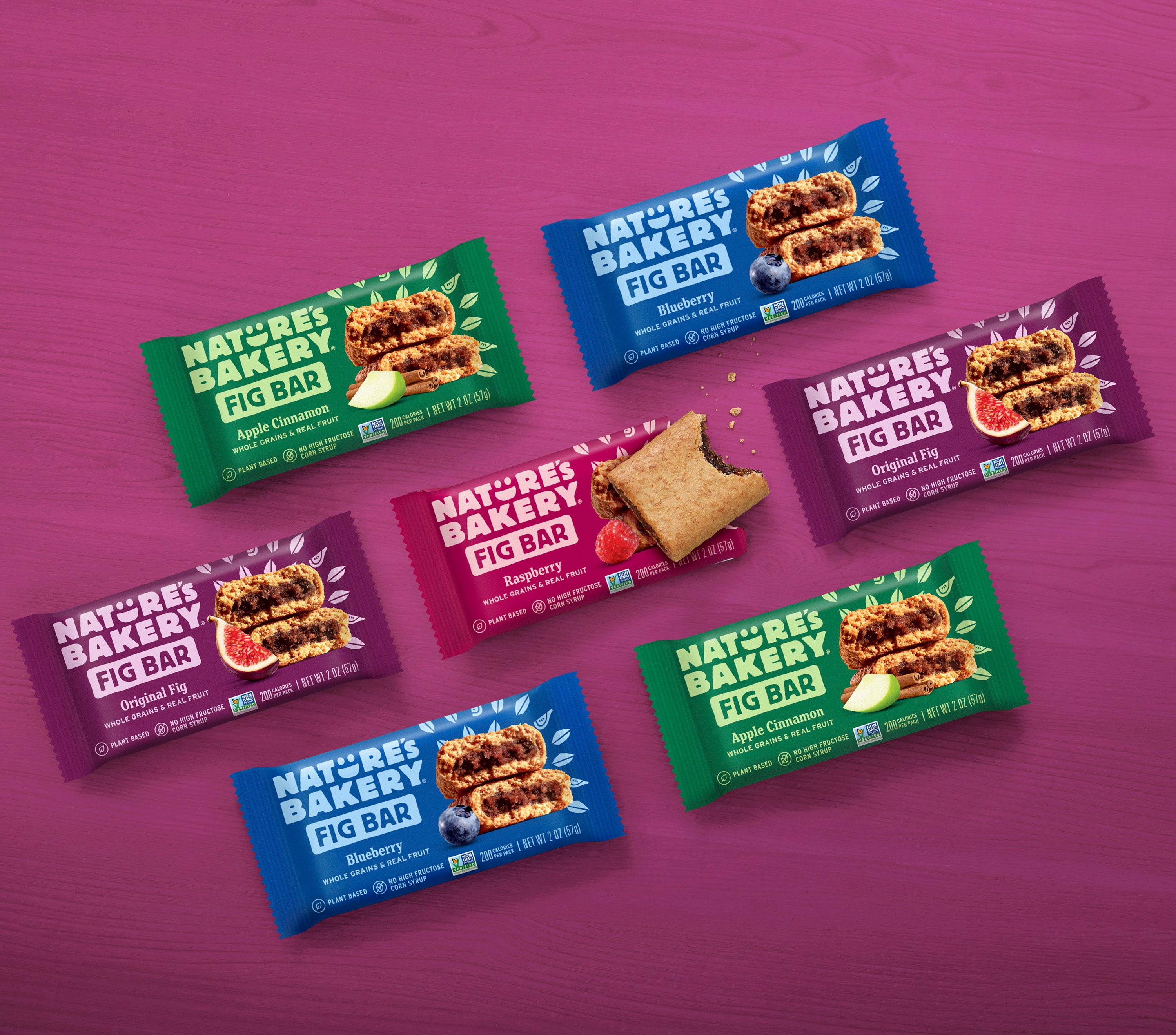 Nature's Bakery Whole Wheat Variety Pack, 2 oz Snack Bars, (36 Ct), Vegan, Non-GMO, Plant-Based