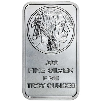 5 oz Pure Silver Bar - Pioneer Metals - Walmart - Walmart.com