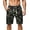 Camouflage, variant on Athletic Shorts for Men Print Drawstring Elastic Waist Pocket Loose Shorts