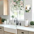 thumbnail image 5 of Sage Green Eucalyptus Tie Up Curtains for Windows, Balloon Window Shades, Summer Spring Weeping Leaves Botanical Kitchen Window Treatments Roll Up Curtain for Basement/Nursery 52"x45", 5 of 8