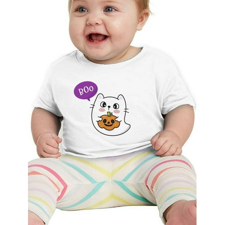 

Cute Ghost Kitten W Pumpkin T-Shirt Infant -Image by Shutterstock 18 Months