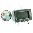 thumbnail image 3 of Sostenedor del tejido Forma De TV Caja De Pañuelos Soporte Para Teléfono Móvil Servilletero De Pañuelos De Escritorio Verde Verde Fanmusic Sostenedor del tejido, 3 of 7