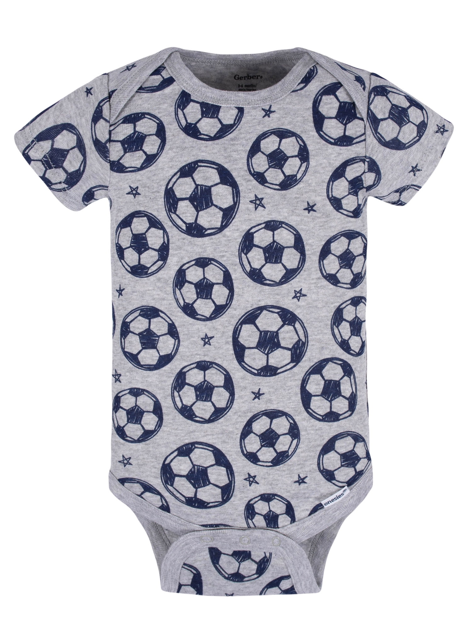 Gerber Baby Boy Short Sleeves Onesies Bodysuits, 8-Pack, Sizes Newborn-12M