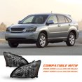 thumbnail image 6 of [Halogen Style] For 2004-2009 Lexus RX330 RX350 Smoke Headlights Lamps LH+RH, 6 of 6