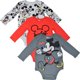 thumbnail image 1 of Disney Mickey Mouse Pack de 3 Bodies de Manga Larga para Bebé 18M, 1 of 6