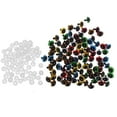 thumbnail image 1 of segolike de 100 Yeux en Plastique de Couleur Mixte avec Rondelles pour Poupée 10mm, 1 of 9