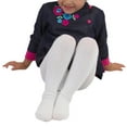thumbnail image 3 of ToBeInStyle Girls' Pack of 6 Full Length Footed Winter Knit Acrylic Uniform Tights - White - XS, 3 of 4