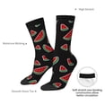 thumbnail image 4 of Cauagu Watermelon Print Crew Socks for Women and Men,Adult Athletic Running Socks 1-Pair Sports Socks Work Gear Socks with Moisture Wicking, 4 of 6