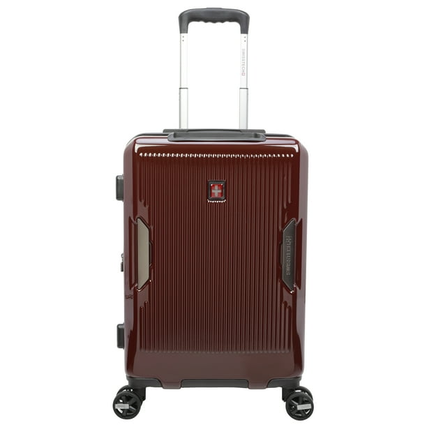 Swiss Tech 21"Hardside Luggage, Maroon
