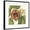 Black Frame, variant on Art.com Tropical Blooms and Foliage IV Art Print by Jennifer Goldberger, 16" x 16"