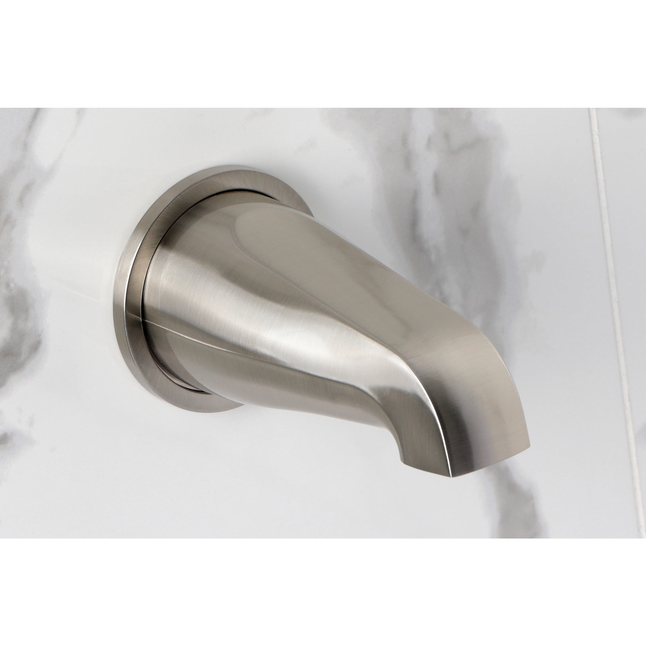 Kingston Brass KBX8138KPS Verona Triple-Handle Tub and Shower Faucet, Brushed Nickel