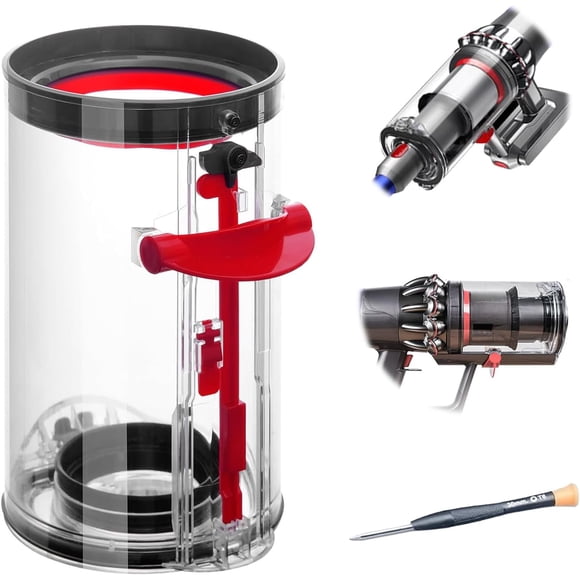 Contenedor de polvo compatible con aspiradoras Dyson V11, V15, SV14, SV15 y SV22. Repuestos para contenedor de polvo. Accesorios para repuestos de contenedor.