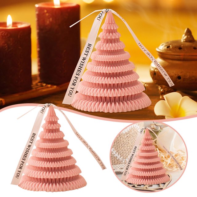 Velas navideñas para festivales Árboles de Navidad Calienta a tu familia o compañeros de trabajo y disfruta de un ambiente confortable y una fragancia agradable