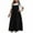 Black, variant on Zpanxa Plus Size Women's Jumpsuit Dress with Pockets Sleeveless Tank Romper Dress for Casual