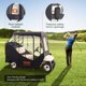 thumbnail image 4 of Carcasa para carrito de golf VEVOR para 2 pasajeros, coche club, 600D, poliéster, 4 of 9