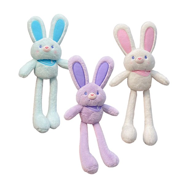 Bonito llavero de conejo, adornos de juguete para fiesta de cumpleaños, San Valentín Estilo D BLESIY Llaveros de conejo de peluche