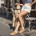 thumbnail image 2 of Ecetana Women's Suede Clogs & Mules Cork Footbed Slip On Leather Mules Indoor Outdoor Sandals, 2 of 6