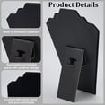 thumbnail image 4 of Velvet with Paperboard Necklace Bust Display Stands Jewelry Stands for 2 Necklaces Black 12~13x21.8x31cm, 4 of 6