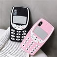 thumbnail image 6 of 3D Silicone Case Compatible with iPhone Xs Max, Retro Classic Creative Soft Rubber Bumper Cover Cool Fun Thick Protective Case (Pink 2, iPhone Xs Max), 6 of 7