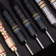 thumbnail image 3 of Juego de dardos con punta de acero Turnart, 24 g, 12 unidades, con funda y accesorios, 3 of 8