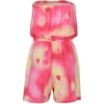 thumbnail image 4 of Women's Strapless Off Shoulder Printed Beachwear Short Rompers Jumpsuits, 4 of 5
