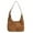 Brown, variant on Handbags for Women, Leather Shoulder Bag For Women Solid Color Simple Commuting Bag (Brown)