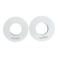 thumbnail image 4 of amleso 2 Pieces Barbell Plates Strength Training Weight Plate Fitness Professionals White 0.25kg, 4 of 10