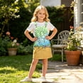 thumbnail image 2 of XAOFW Kids Girls Summer Dresses Sleeveless Ice Cream Printed Overalls Dress With Pocket Casual Suspender Dresses For Everyday Wear Stylish Sundress 4-5 Years, 2 of 7