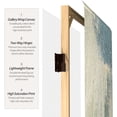 thumbnail image 4 of Red Lantern 6 ft. Tall Mineral Smoke Canvas Room Divider - 3 Panel, Freestanding, Gray, 4 of 6