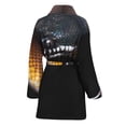 thumbnail image 2 of Leiopython Snake Women Bathrobe One Size Univeral Fits, Snakes Python Fashion Lightweight Plush Fleece Long Robe For Women, 2 of 3
