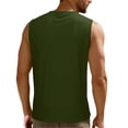 thumbnail image 5 of LIaqionyy Mens Shirts Sleeveless Button down Shirt Workout Muscle Tank Tops Casual Basic Summer Top Clothes, 5 of 7