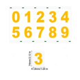 thumbnail image 2 of onlyliua Rabais Saisonniers Autocollant Réfléchissant Numéro d'Email Autocollant Réfléchissant Numérique 3 Pcs, 2 of 4