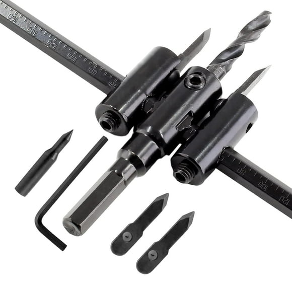 EcoNesxp inch adjustable hole saw tool black to round cut