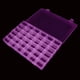 thumbnail image 5 of Caja de almacenamiento de plástico con 36 compartimentos ajustable, caja para pendientes de joyería (rosa), 5 of 6