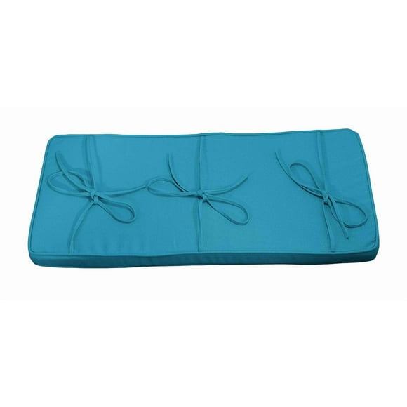 Sheet Music Northwest Light Blue Piano Bench Cushion 14" x 30" - Extra Thick Bench Pad