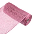 thumbnail image 1 of Unique Bargains PP Burlap Mesh 10' x 10 Yards Decorative Wrapping Ribbon, Pink 1 Roll, 1 of 5