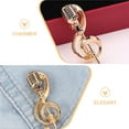 thumbnail image 2 of KAKOWELY Broche pin 2 Pcs Note de Musique Vintage Microphone Ensemble de Broche pin à Thème Musical Rétro Élégant Broche pin Décoratif Col Rabattu Nouveauté, 2 of 5