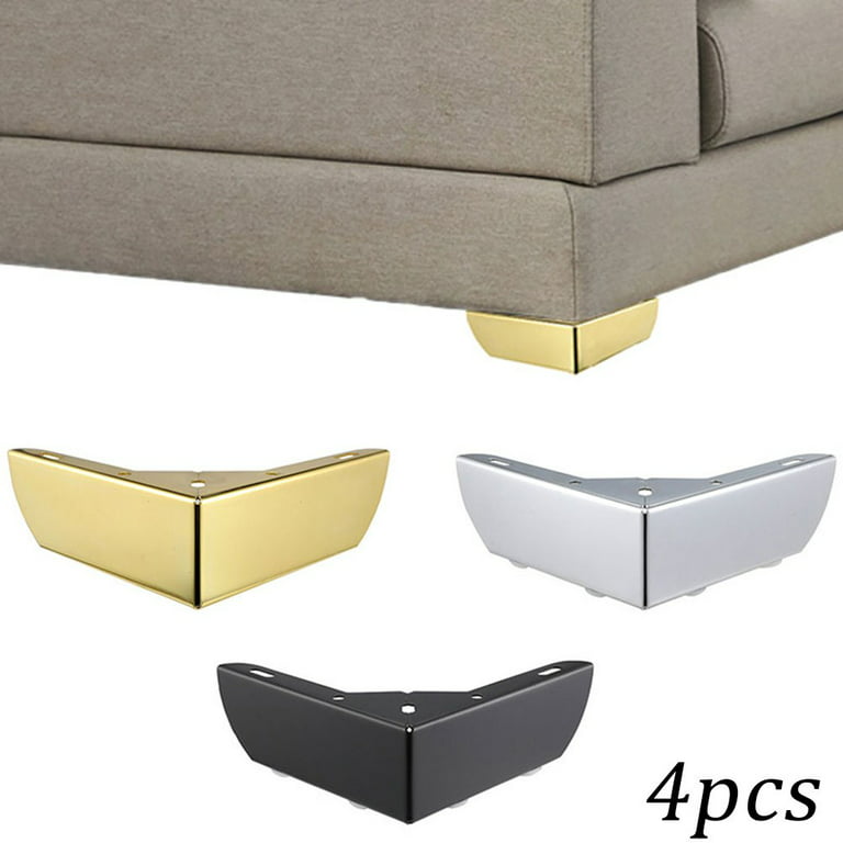 Likem 4pcs Metal Sofa Legs Furniture
