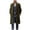 Army Green, variant on zfhfof Men's Casual Trench Coat Slim Fit Notched Collar Long Jacket Overcoat Single Breasted Business Wool Pea Coat wih Pockets
