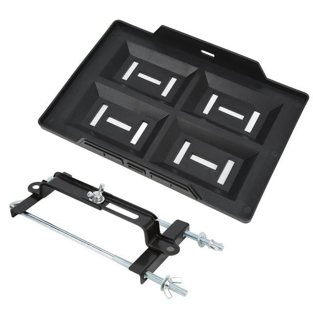Bandeja de batería de barco diseño de ranuras empotradas para sujetar la batería Capacidad de carga Construcción resistente para baterías de la serie 27 30 31 ANGGREK Otros