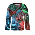 thumbnail image 6 of Halloween Sweaters for Women Funny Halloween Party Graphic Womens Sweaters Cardigan Button Knit Cropped Long Sleeve Fall Winter Trendy Comfy Cardigan Sweaters Green L, 6 of 7
