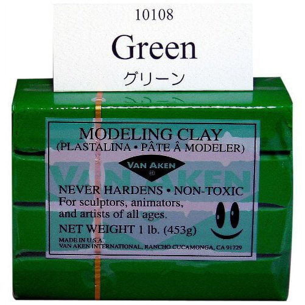 Van Aken Modeling Clay, 1 lb., Green