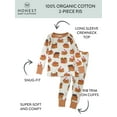 thumbnail image 3 of Honest Baby Clothing Organic Cotton Boy/Girl 2-Piece Long Sleeve Pajama Set, 2T to 5T, 3 of 7