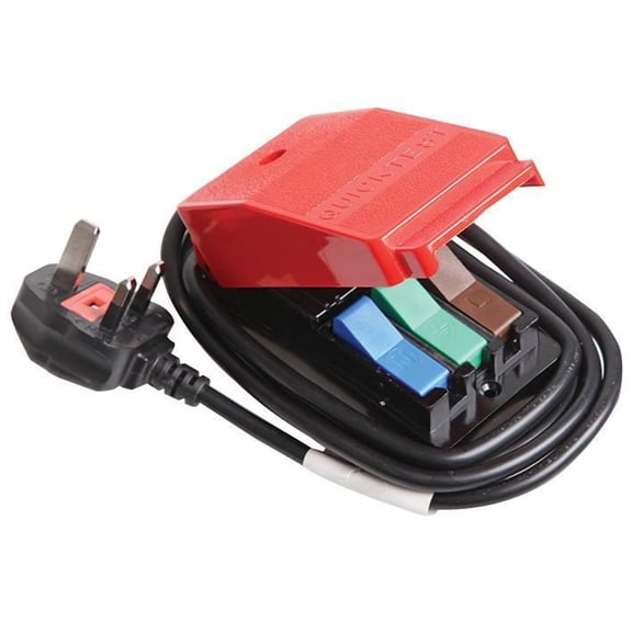 CLIFF ELECTRONIC Quicktest Mains Connector Block with 1.5m Lead / 13A Plug