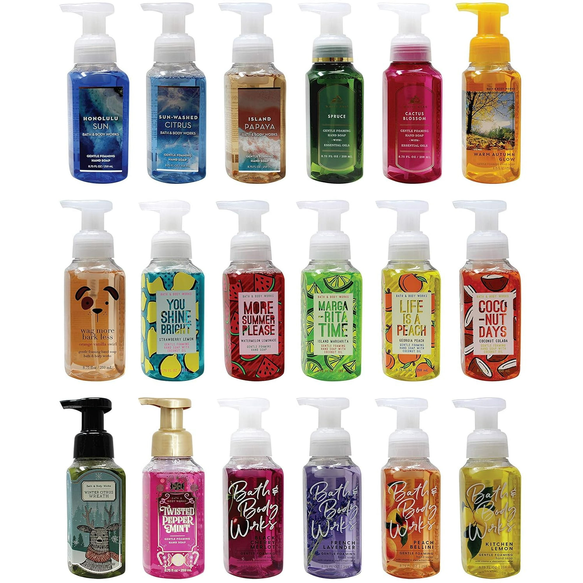 Bath & Body Works Assorted 3 Pack Gentle Foaming Hand Soap