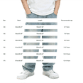 thumbnail image 3 of EnJoCho Boys Baggy Jeans Elastic Waist Straight Wide Leg Denim Pants Kids Teen Vintage Distressed Streetwear Jeans Fashion Trousers Boys Jeans Casual Back-to-School, 3 of 8